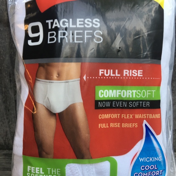 Hanes men’s briefs size XL Extra Large 9-pack - Picture 2 of 11